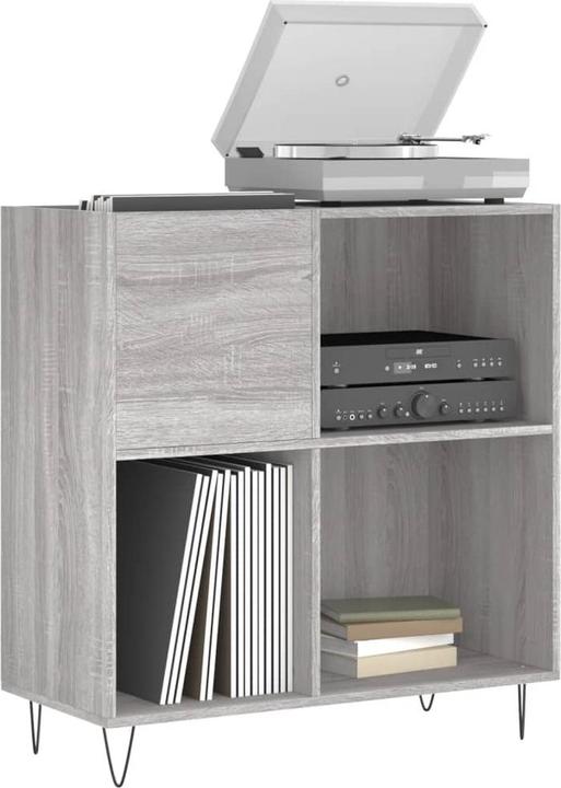 Image du produit VidaXL Plattenschrank Grau Sonoma 84,5x38x89 cm Holzwerkstoff