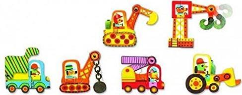 Immagine prodotto Djeco Veicoli Puzzle Duo (12 pezzi)