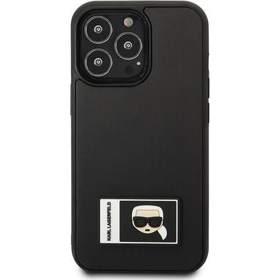 Thumbnail - Karl Lagerfeld KLHCP13L3DKPK iPhone 13 Pro / 13 6,1" czarny/black hardcase Ikonik Patch (Apple iPhone 13 Pro), Smartphon...