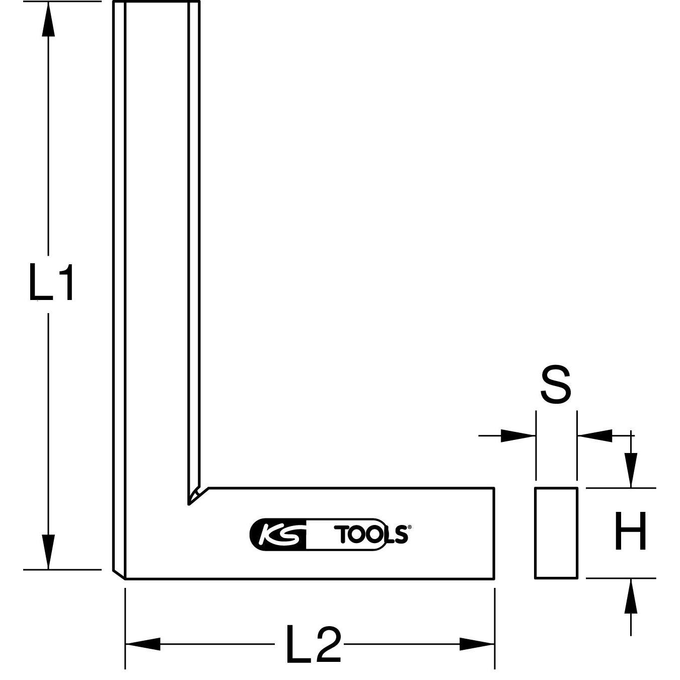 Thumbnail - KS Tools, Winkelmesser, Flachwinkel