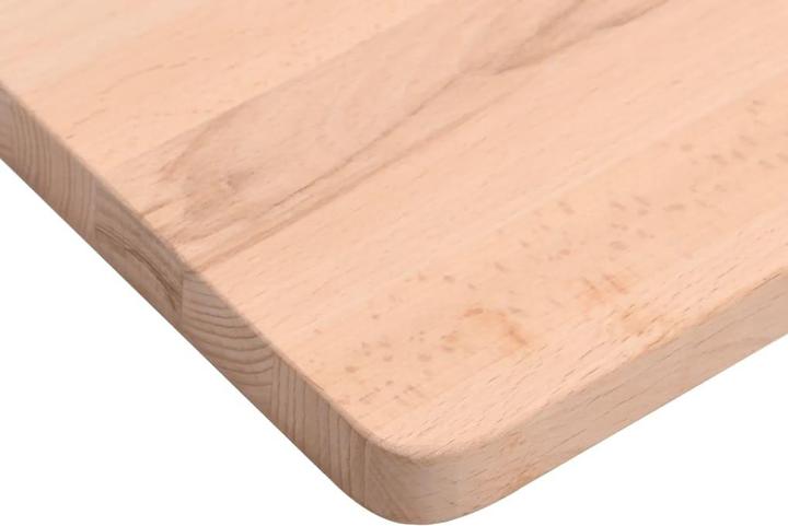 Actual product image vidaXL Schreibtischplatte 80x(36-40)x2,5 cm Massivholz (80 x 40 cm)
