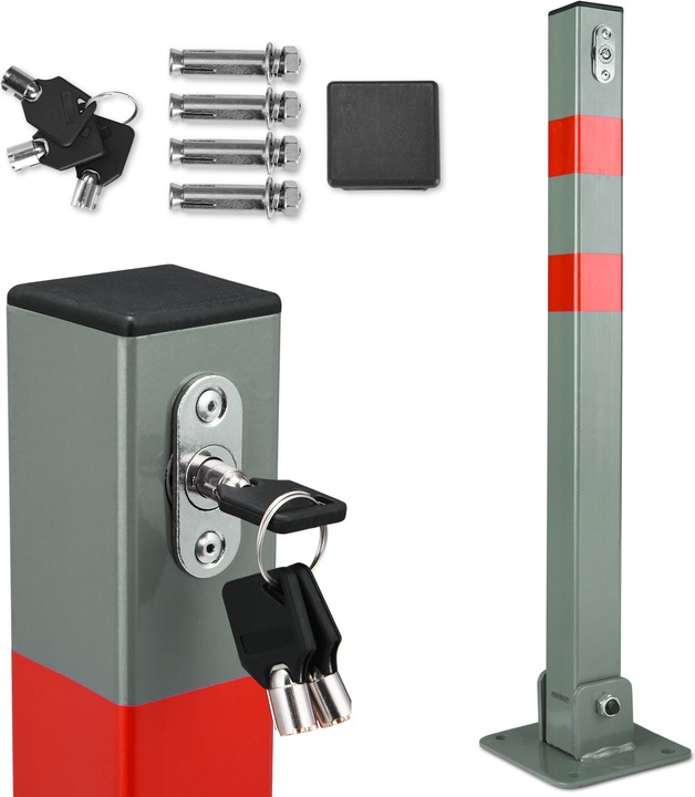 Monzana Kit de 3 barrières de parking