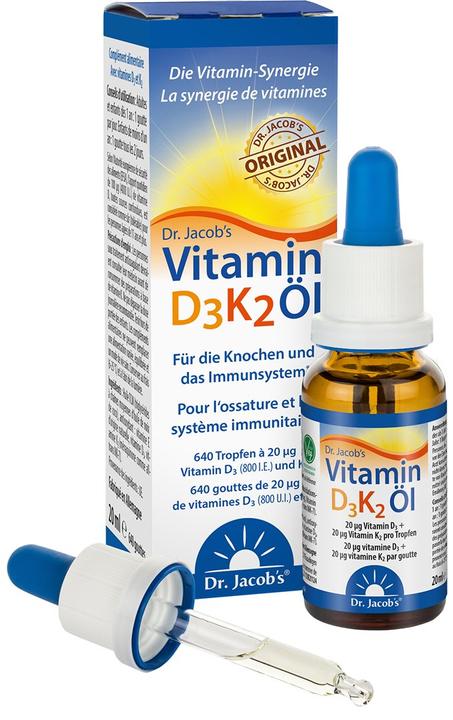 Produktbild Dr. Jacob's Vitamin D3 K2 (1 Stück, Öl, 61 g)