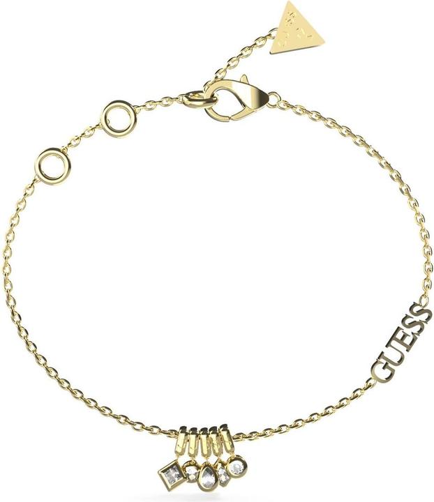 Guess - Stylish gold-plated bracelet with Tiny Dancer charms JUBB04647JWYG - Length: 14.5 cm (14.50 cm)