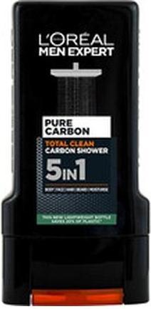 Produktbild L'Oréal Paris LÂ'OrÃ©al Paris - Shower gel Men Expert Pure Carbon (Totan Clean Carbon Shower) 300 ml (300 ml)