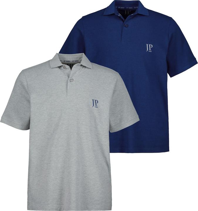 Produktbild JP1880 Poloshirts, Basic, 2er-Pack, Piqué, gekämmte Baumwolle (5XL)