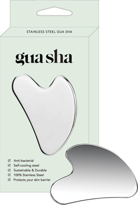 Actual product image PhoneLook Premium Edelstahl Gua Sha Gesichtsmassage-Werkzeug mit eleganter Geschenkbox