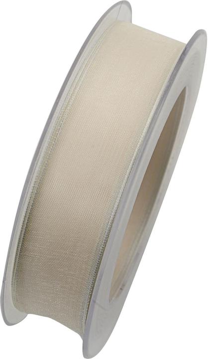 Actual product image Goldina woven organza ribbon, stable edge (Gift ribbon, 1 x)