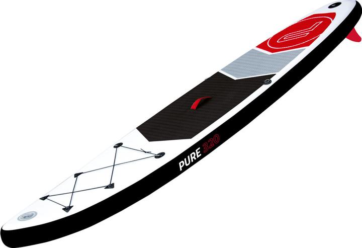 Produktbild Pure Pure2improve Stand-Up Paddle Board 4Fun Basic 320 (weiss/rot/grau, 320cm × 76cm × 15cm, 10.6kg)