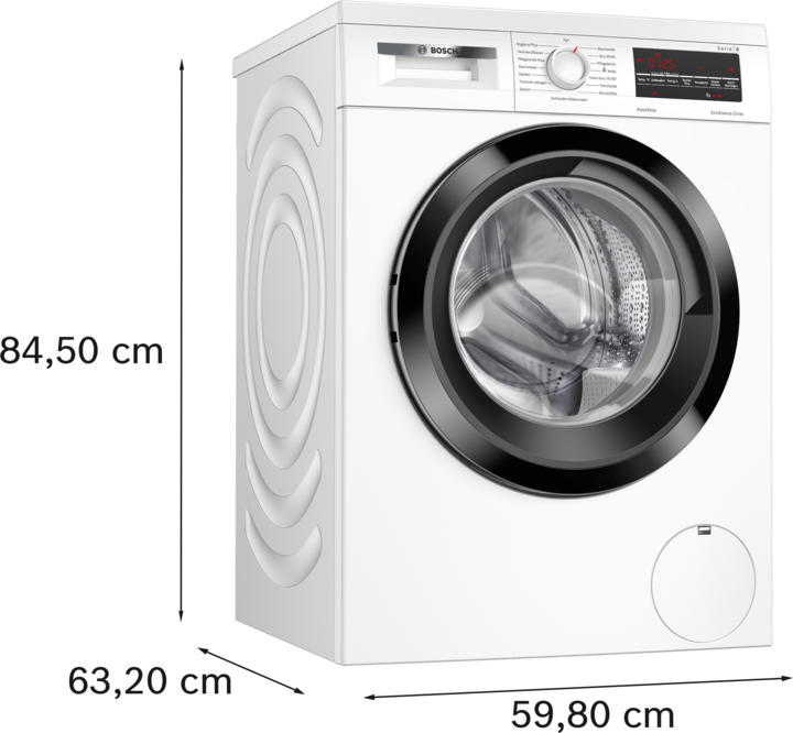 Produktbild Bosch Hausgeräte WUU28T48 (8 kg, Links, EU-Stecker)