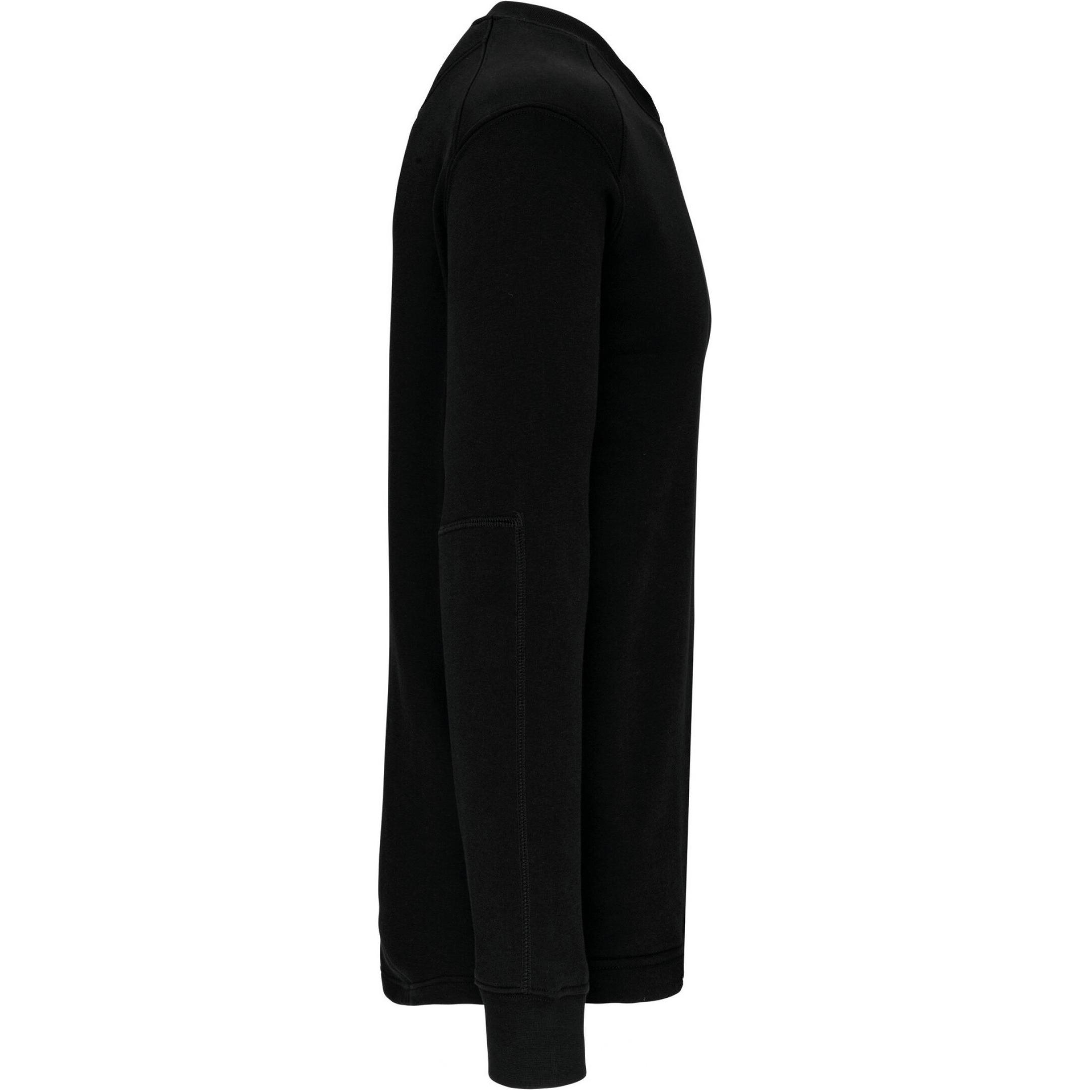 Thumbnail - Kariban, Herren, Pullover, Sweatshirt montierte Ärmel, Schwarz, (XS)