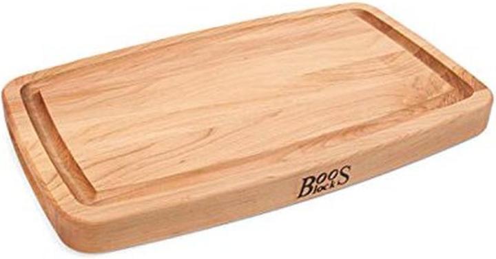 Actual product image John Boos Blocks Chefs snijplank met sapgeul 46 x 27 x 4 cm esdoornhout