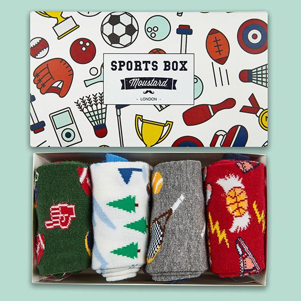 Immagine prodotto Moustard Box Sport (confezione da 4, 41 - 47)