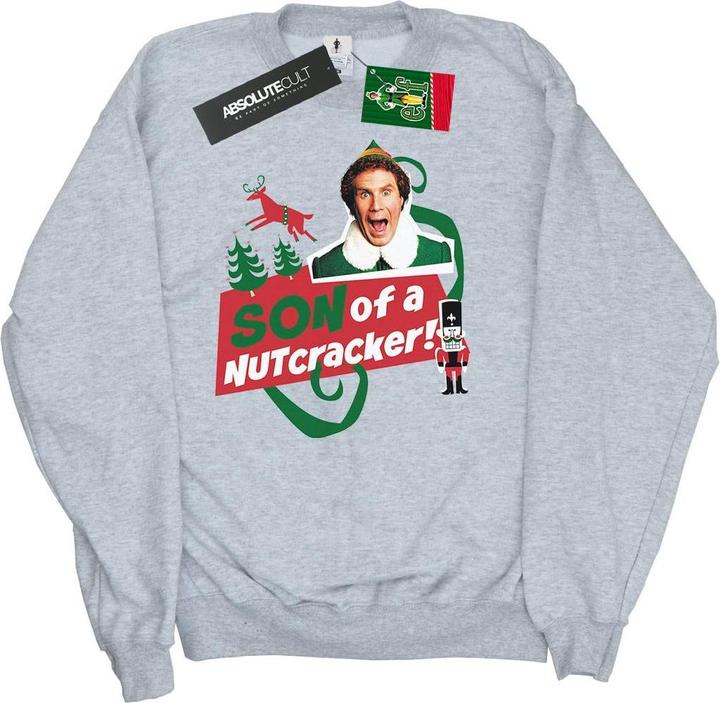 Actual product image Elf Womens/Ladies Son Of A Nutcracker Sweatshirt (M)