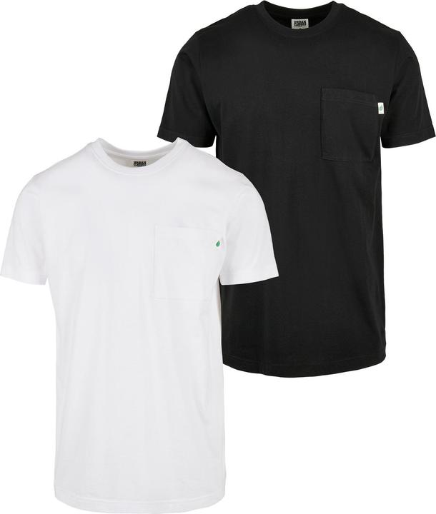 Produktbild Urban Classics Organic Cotton Basic Pocket Tee 2-Pack (S)