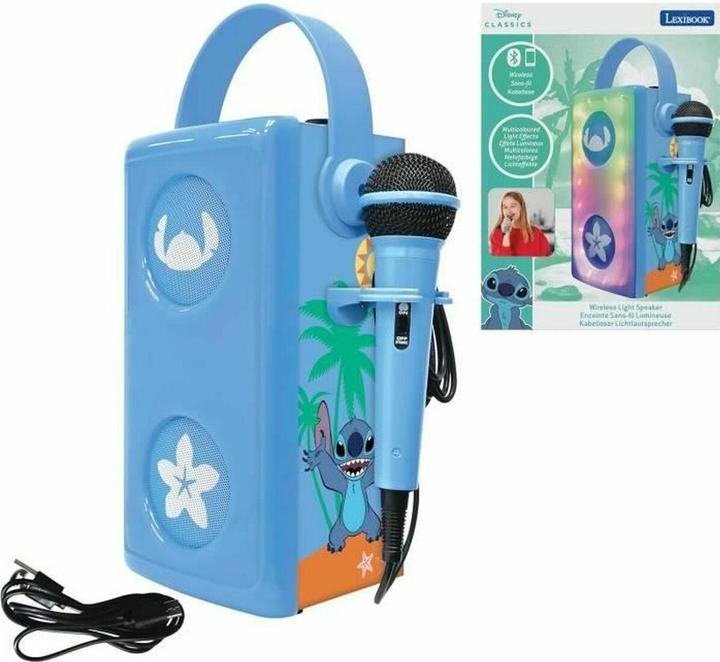 Actual product image Lexibook Bluetooth speaker Luminous Stitch with microphone