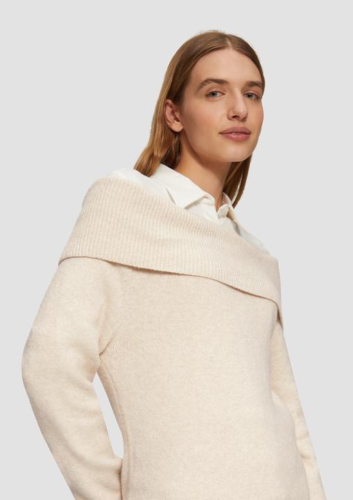 Immagine prodotto S.Oliver Strickpullover Off-Shoulder Strickpullover mit Rippbündchen (44)