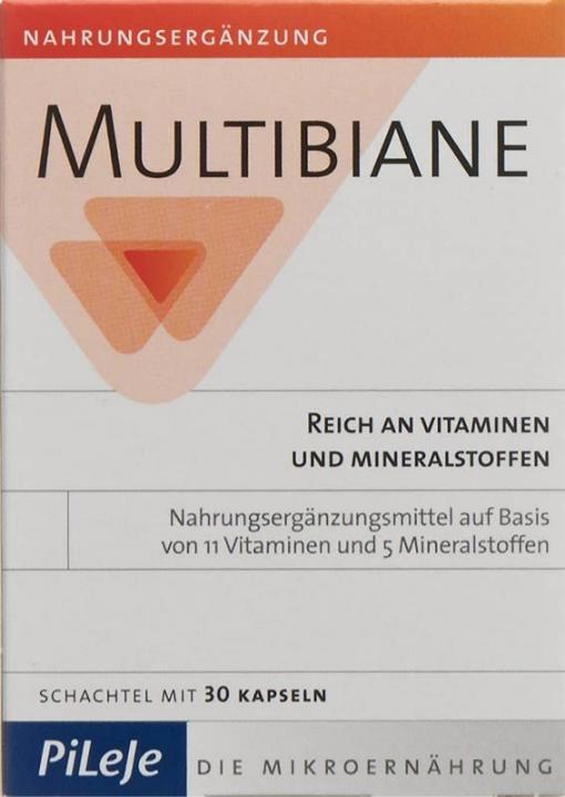 Actual product image PiLeJe MULTIBIANE Caps 30 Capsules (30 Piece, Capsules, 34 g)