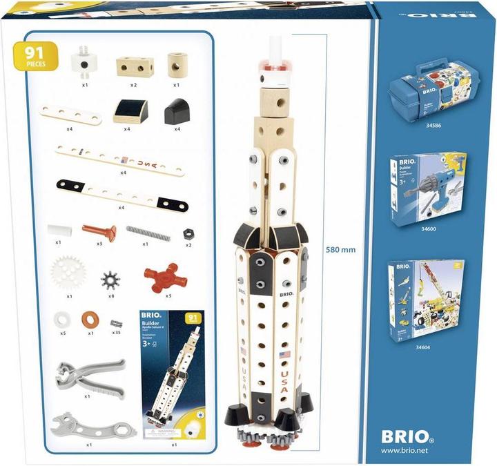 Produktbild Ravensburger BRIO Builder - Apollo Saturn V
