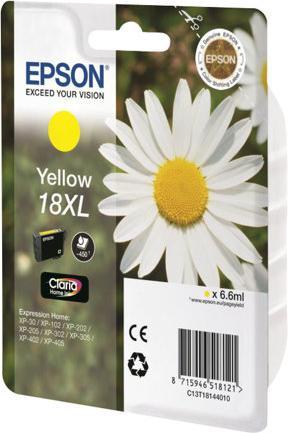Actual product image Epson 18XL Claria Home (Y)