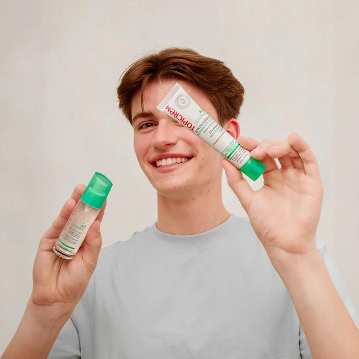 Produktbild Topicrem Balanced Care AC Control - Pflege gegen Unreinheiten und Sebumregulator für empfindliche Ski (40 ml, Tagescreme)