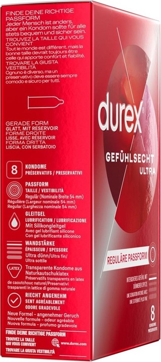Immagine prodotto Durex Sensitive Ultra (8 pz.)