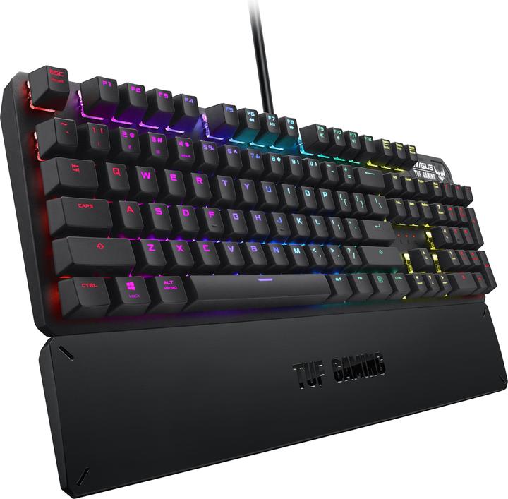 Actual product image ASUS TUF Gaming K3 Keyboard USB (US, Cable)
