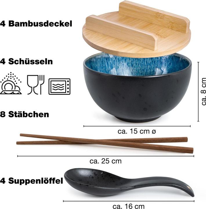 Produktbild Moritz & Moritz SOLID Schüsseln (15 cm, 0.60 l, 4x)