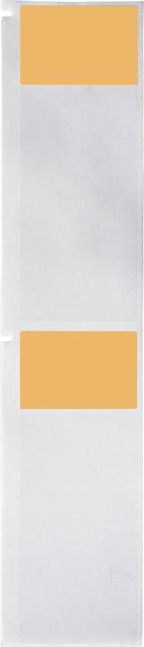 Actual product image Brady M6-33-427-OR, vinyl, self-laminating, orange/transparent, matt, 38.10 x 25.40(101.60) mm (3.81 cm)