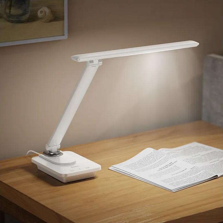 Immagine prodotto Hoco Desc lamp HX12 Eye protection foldable table lamp White (380 lm)