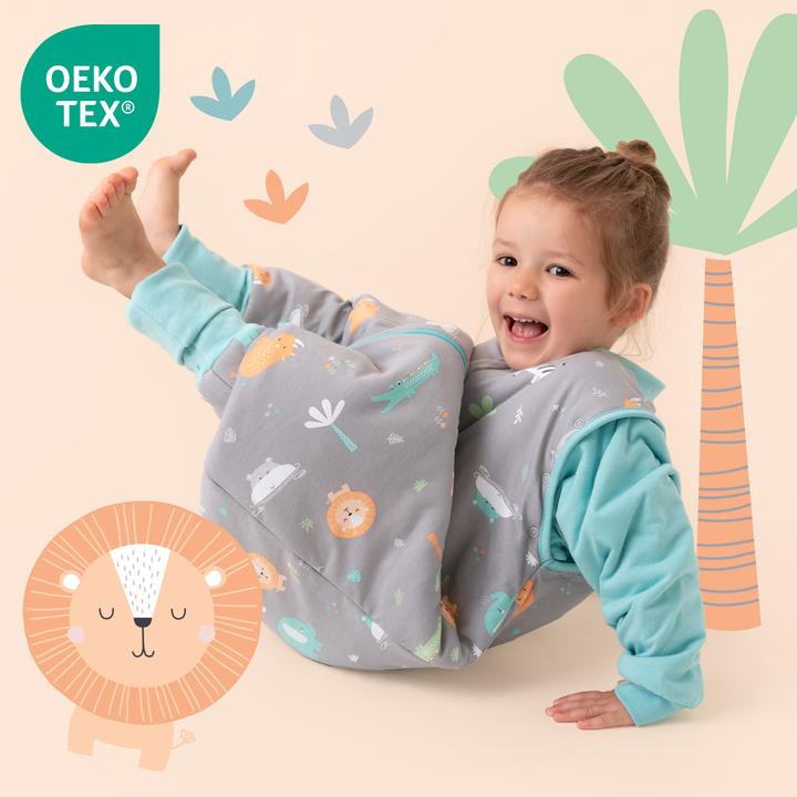 Immagine prodotto Schlummersack Sacco nanna con piedini e copripiedi, 2.5 TOG (80 cm, 2,5 TOG, Tutto l'anno)