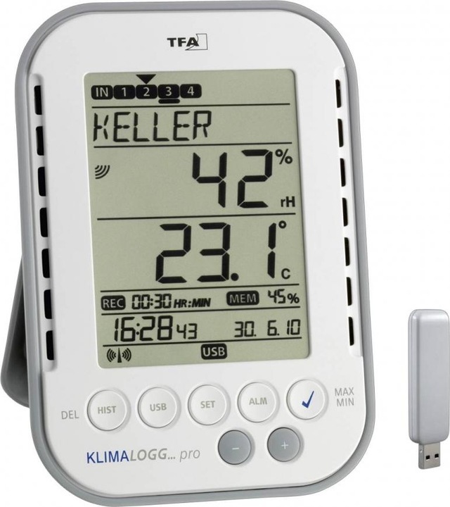 Actual product image TFA Climate Logg Pro