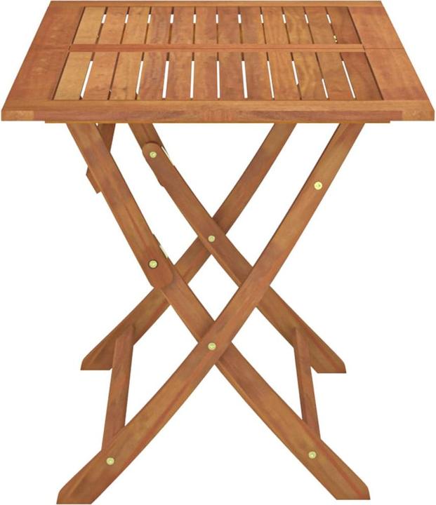 Produktbild vidaXL Gartentisch Klappbar Eukalyptus (120 x 70 x 75 cm)