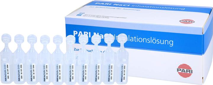 Actual product image PARI NaCl Inhalation Solution Inhal Solvent