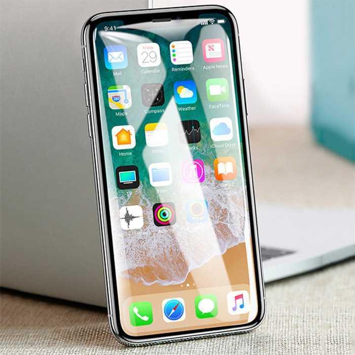 Produktbild Devia Van Entire View Anti-glare Tempered Glass iPhone XR (6.1) black (10pcs) (10 Stück, Apple iPhone XR)
