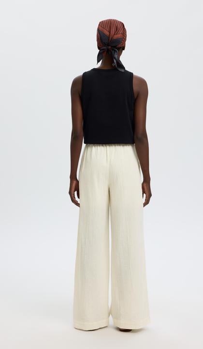 Produktbild Selected Baumwollmix Wide Leg Hose (34)
