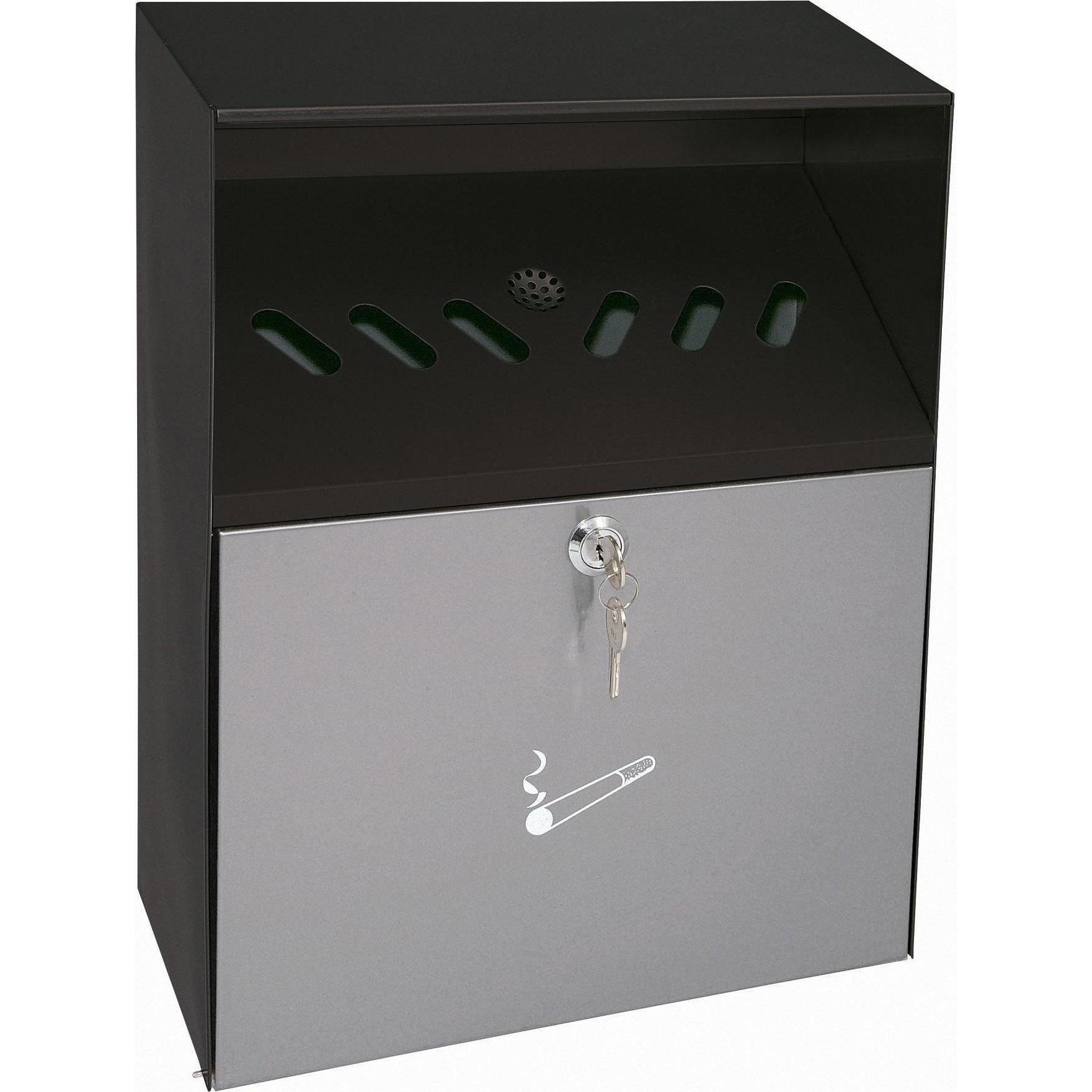 Wedo, Aschenbecher, Wandascher mit Wetterschutzdach