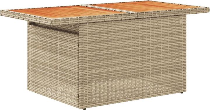 Actual product image vidaXL Garden furniture Sofa set Garden set 8-piece garden seating group Beige