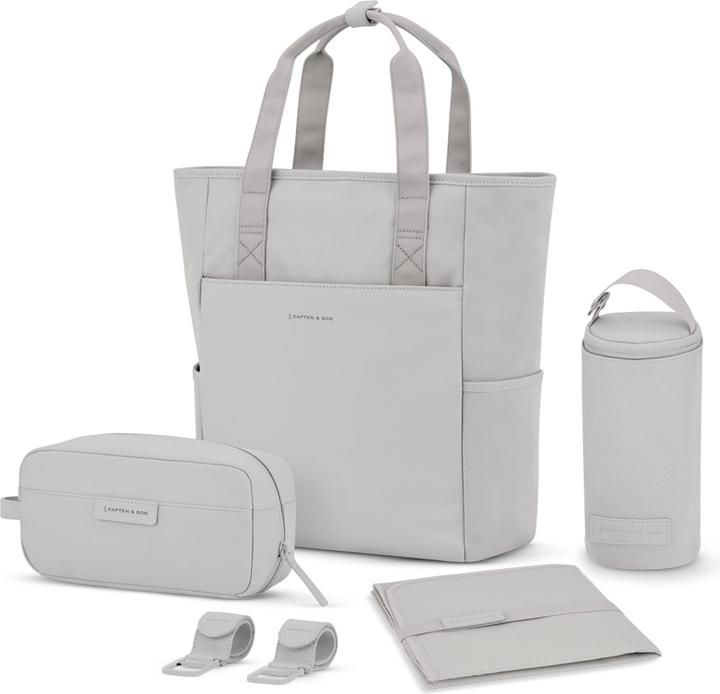 Produktbild Kapten & Son Laptoprugzak / Rugtas / Luiertas 15 Inch Vegan Lindby Grijs (18 l)