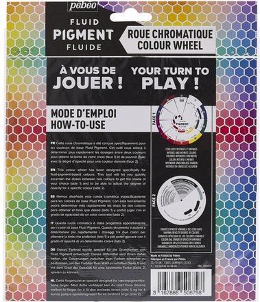 Actual product image Pebeo Fluid Pigment Colour Wheel
