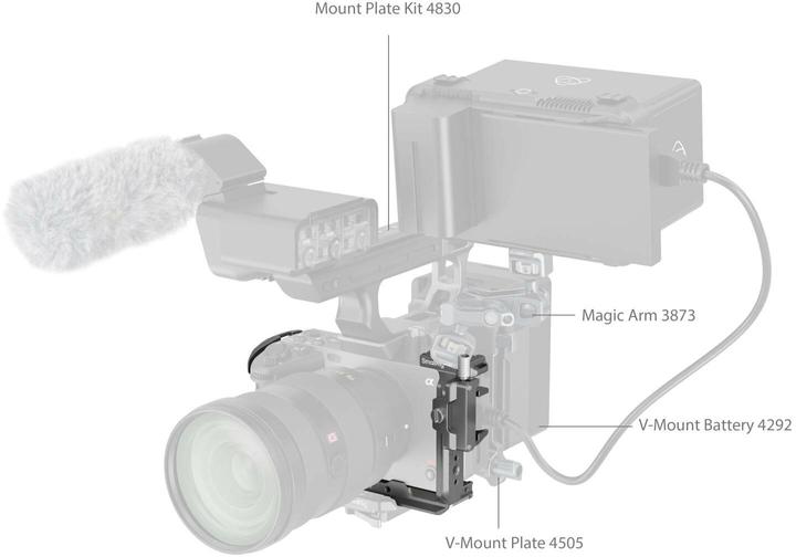 Productafbeelding SmallRig HawkLock kooiset met snelsluiting (Kooi)