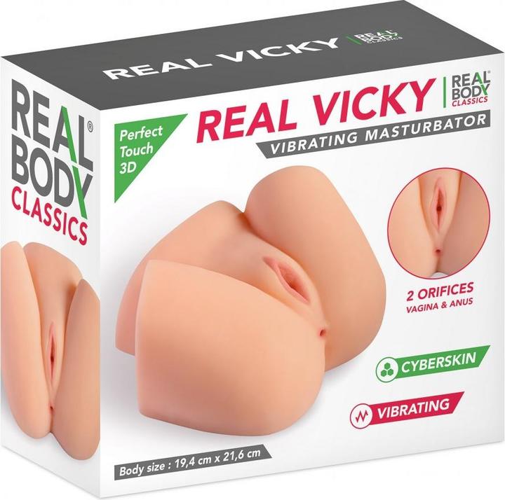 Image du produit Real Body Vibromasseur Vicky Vagin Et Anus Masturbateur