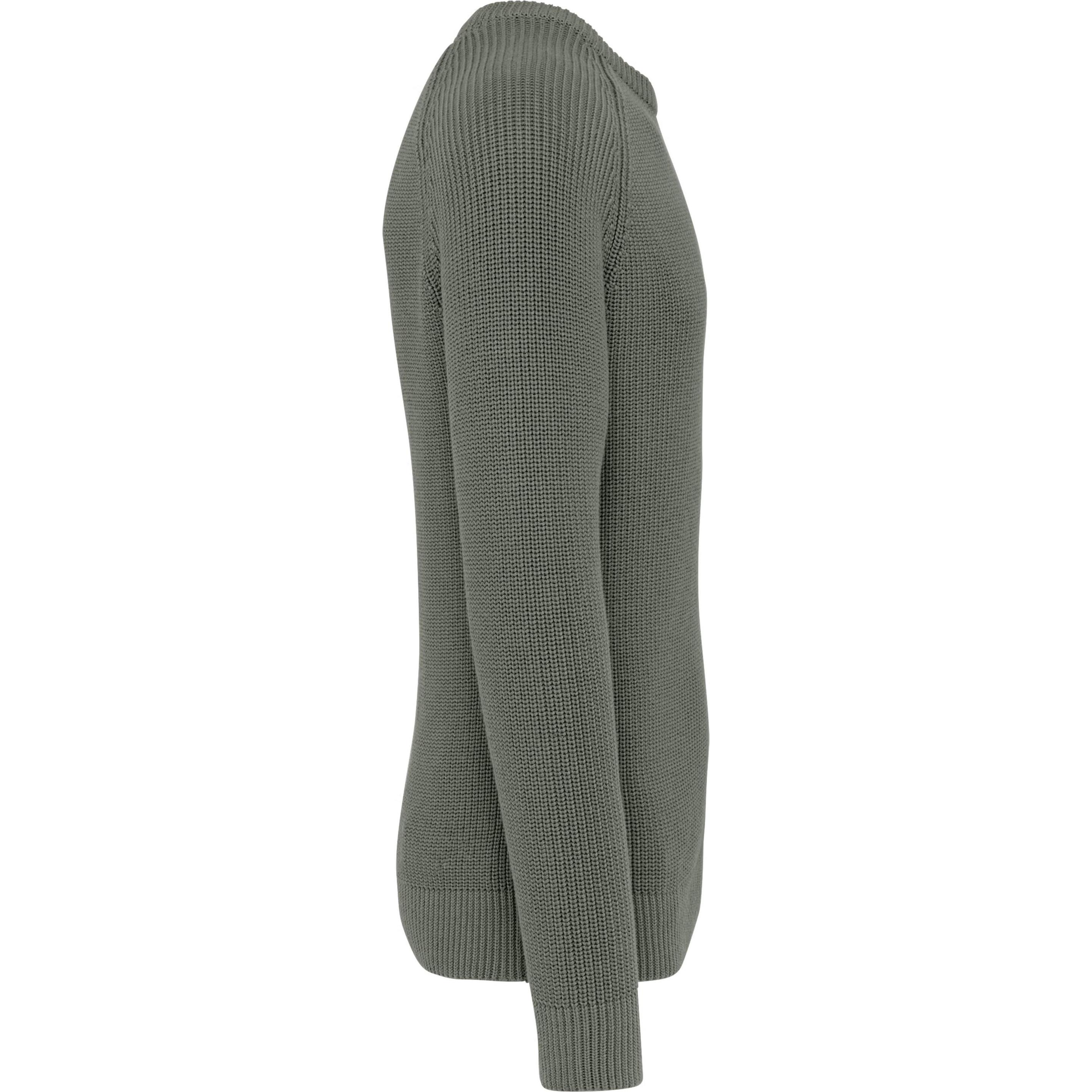 Native Spirit, Herren, Pullover, Ökologisch verantwortungsvoller Grobstrickpullover, Grün, (L)