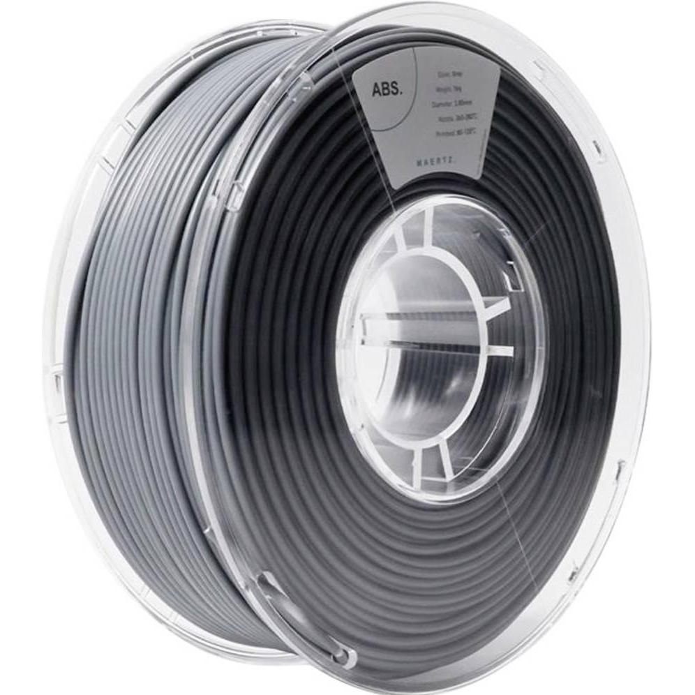 Maertz ABS Grey 2,85 mm 1.000 g (ABS, 2.85 mm, 1000 g, Grau), 3D Filament, Grau