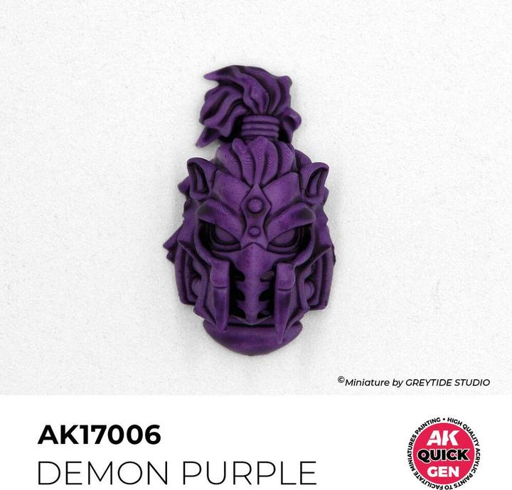 Actual product image AK Interactive Pot de Quick Gen - Demon Purple (18 ml)