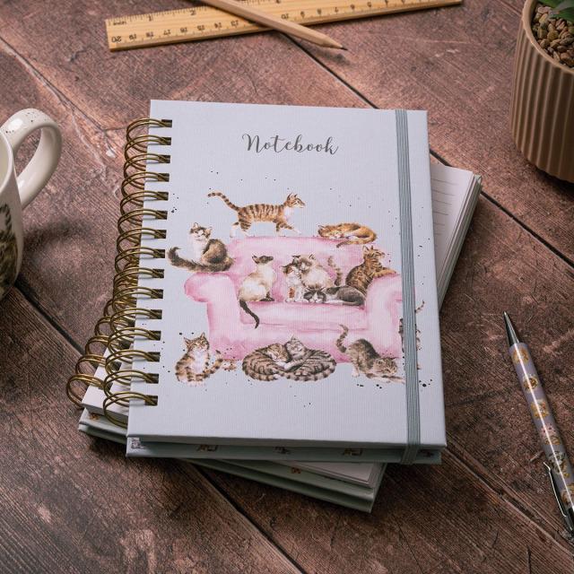 Produktbild Wrendale Design A5-Notizbuch - Katzen CATTITUDE Wrendale Designs (A5, Liniert)
