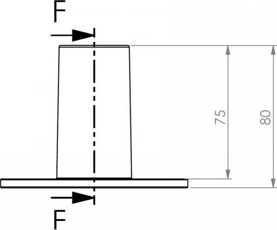 Produktbild Quik Lok SC/235 Aluminium-Lautsprecherflansch