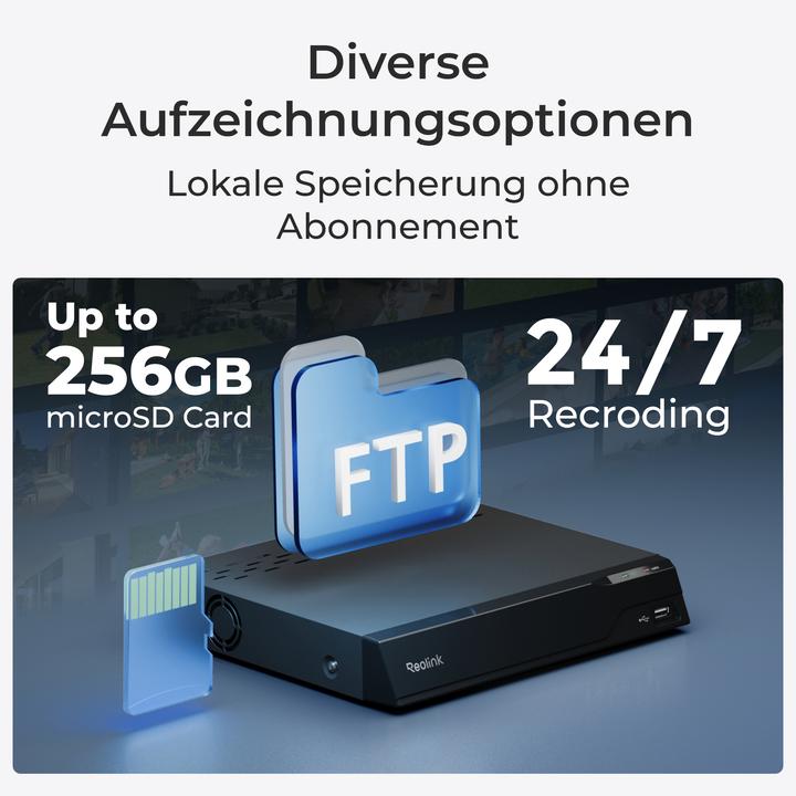 Actual product image Reolink P750 Outdoor Duo-Kamera, 16 MP, 180°, IR-LED 30m, PoE (7680 x 2160 pixels)