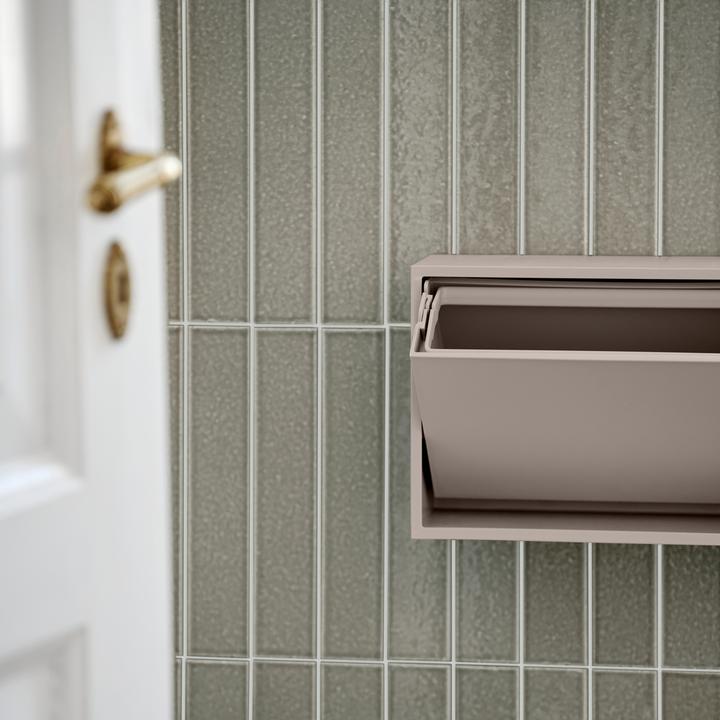 Produktbild ReCollector Small Wall storage / Bathroom bin - Silver Cloud grey