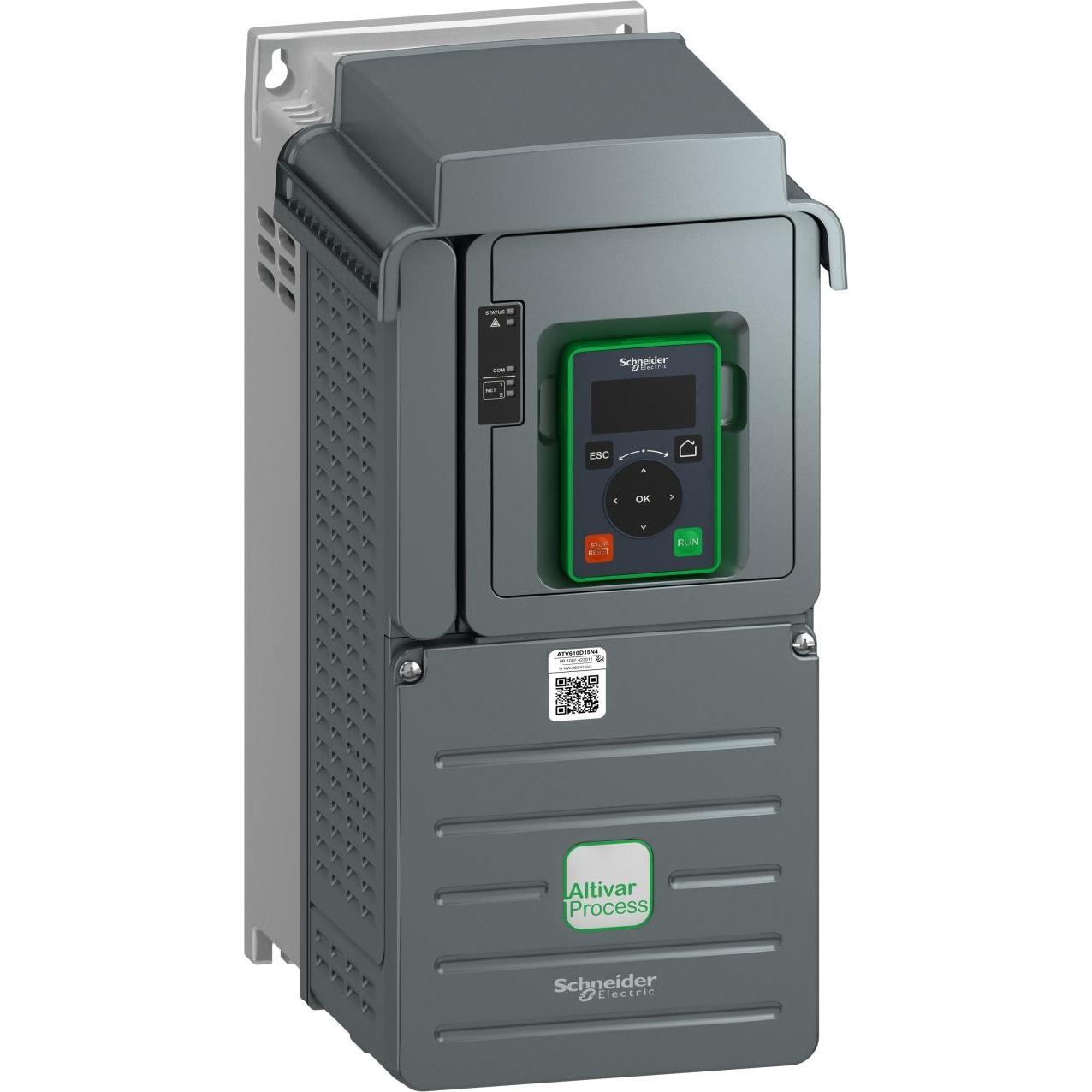 Schneider, Frequenzumrichter, Frequenzumrichter, Easy Altivar 610, 15kW, 380-460V AC, IP20 ATV610D15N4